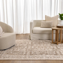 Toffee Yasmin Traditional Bordered Rug
