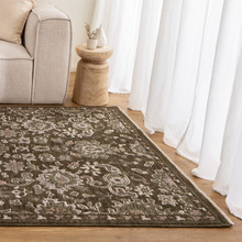 Olive Waverly Traditional Rug