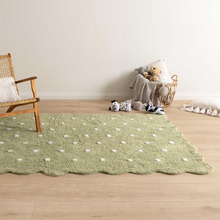 Melissa Scalloped Machine Washable Cotton Rug