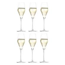 Quatrophil 290ml Crystal Champagne Glasses (Set of 6)