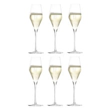 Quatrophil 290ml Crystal Champagne Glasses (Set of 6)