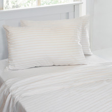 Stripe Printed Cotton-Blend Sheet Set