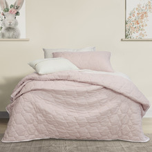 Pink Bolston Coverlet Set