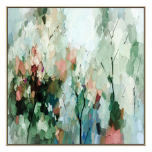 Foresta Oak Framed Canvas Wall Art