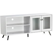 142.8cm White Madison 2 Door TV Unit
