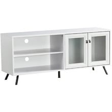 143cm White Madison 2 Door TV Unit