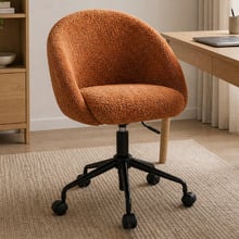 Reginald Boucle Office Chair