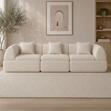 Layra 4 Seater Boucle Compressed Modular Sofa