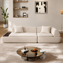 Layra 3 Seater Boucle Compressed Modular Sofa with Chaise