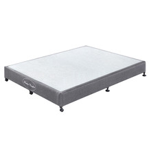 Charcoal Liffle Upholstered Bed Base