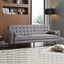 Plast 3 Seater Upholstered Sofa Bed