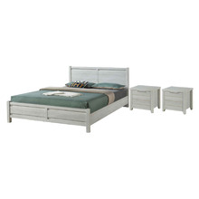 3 Piece White Ash Alexa Bedroom Set