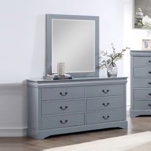 Caila 6 Drawer Dresser with Mirror