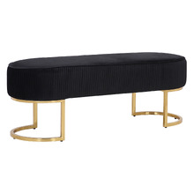 Simons Velvet Ottoman Bench