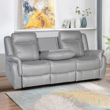 Aria 3 Seater Faux Leather Recliner Sofa