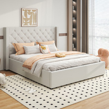 Jiwon Upholstered Gas Lift Storage Bed
