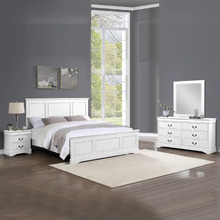 4 Piece White Calia Bedroom Set