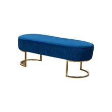 Simons Velvet Ottoman Bench