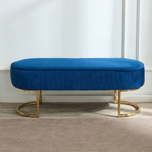 Simons Velvet Ottoman Bench