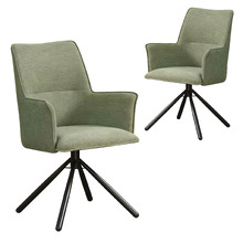 Valter Linen Dining Chairs (Set of 2)