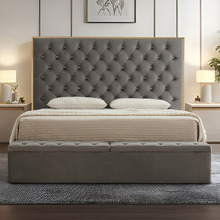 Blaise Upholstered Bed Frame with Storage