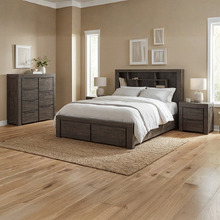 4 Piece Jessie Pine Wood Bedroom Set