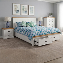4 Piece Melissa Pine Wood Bedroom Set