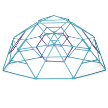 Teal & Purple Phobos Metal Climbing Dome