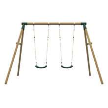 Plum Play Double Wooden Swing Set