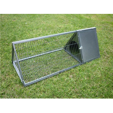 Metal A-Frame Lawn Hutch