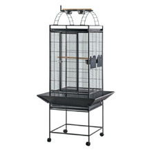 Playpen Parrot Cage in Black Vein