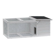 Lawn Wooden Rabbit Hutch