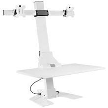 EDT10 Dual Monitor Stand with Keyboard Tray
