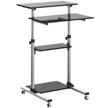Grey Ergovida Sit & Stand Mobile Desk