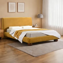 Noa Chenille Queen Bed Frame