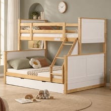 Midson Single Over Double Bunk Bed with Trundle