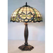 Aurora Leadlight Iron Tiffany Table Lamp