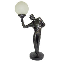 Suited Dancer Art Deco  Table Lamp