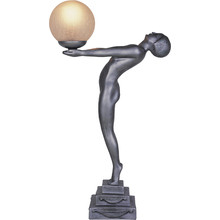 Lady Grace Resin Art Deco Table Lamp