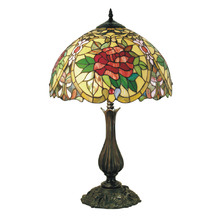 Camellia Leadlight Tiffany Table Lamp