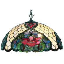 Flower Feature Tiffany Pendant Light