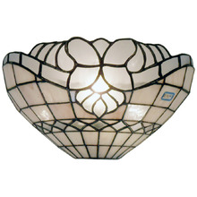 Vienna Tiffany Leadlight Flush Mount Wall Light