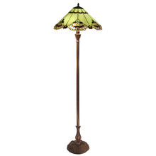 Benita Leadlight Glass Floor Lamp