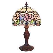 Chandell Rose Leadlight Tiffany Table Lamp