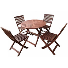 Corey 5 Piece Round Folding Setting