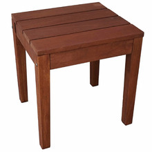Single Outdoor Wooden Stool