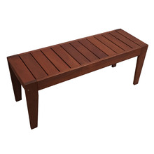 2 Seater Lazio Shorea Wood Outdoor Backless Bench