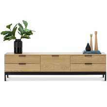 Macy Oak Veneer Entertainment Unit