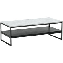 Francesco Rectangular Cultured Marble-Top Coffee Table
