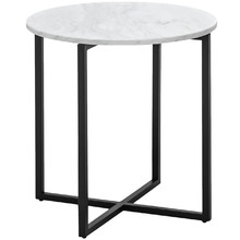 Luxe Ellie Marble-Top Side Table